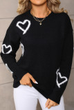 Valentine's Day Heart-shaped Loose Sweater