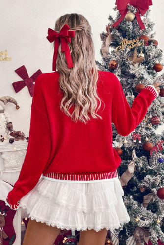 New Christmas Long Sleeved Knitted Sweater