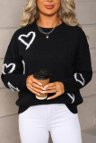 Valentine's Day Heart-shaped Loose Sweater