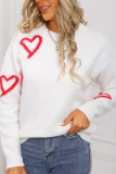 Valentine's Day Heart-shaped Loose Sweater