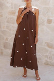 Polka Dot Printed Off Shoulder Dress