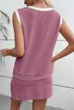 Sleeveless Vest Shorts Tennis Two-piece Set