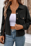 Retro Art Button Up Cardigan Long Sleeved Jacket