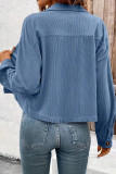 Retro Art Button Up Cardigan Long Sleeved Jacket