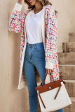 Colorful Printed Long Sleeved Cardigan Jacket