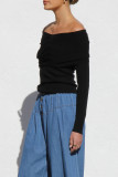 Thin Elastic Waist Cowboy Wide Leg Pants