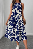 Fashionable Sleeveless Printed Dress