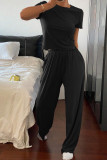 Sports Short Sleeved Shirt Long Pants Two-piece Set