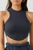 Solid Color Quick-Dry Sleeveless Tank Top