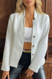 Jacquard Long Sleeved Cardigan Small Suit
