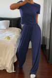 Sports Short Sleeved Shirt Long Pants Two-piece Set