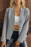 Jacquard Long Sleeved Cardigan Small Suit
