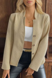 Jacquard Long Sleeved Cardigan Small Suit