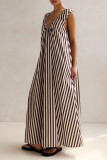 Polka Dot Printed U-neck Sleeveless Dress