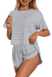 Short Sleeved Shirt Shorts Two-piece Set