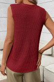 Solid Color Sleeveless Vest Cardigan Sweater