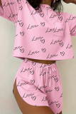 Short Sleeved Shirt Shorts Two-piece Set