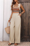 Summer Ethnic Style Camisole Jumpsuit