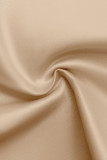 Hot Sale Tie Waist Satin V-Neck Dress