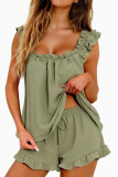 Short Sleeved Shorts Pajamas Two-piece Set