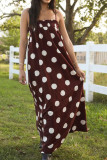 Summer Polka Dot Print Sleeveless Camisole Dress