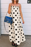 Summer Polka Dot Print Sleeveless Camisole Dress