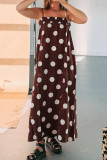 Summer Polka Dot Print Sleeveless Camisole Dress