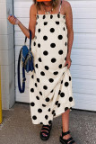 Summer Polka Dot Print Sleeveless Camisole Dress