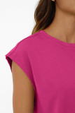 Round Neck Short Sleeved Shorts Two-piece Set