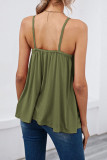 V-neck Sleeveless Backless Camisole Vest
