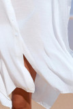 POLO Collar Shirt Beach Short Sleeved Bikini Dress