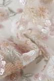 Sequined Lace Camisole Backless Strap Vest