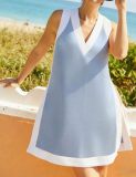 V-neck Sleeveless Vest Shorts Two-piece Set