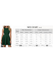 Solid Color Sleeveless Round Neck Slim Fit Dress