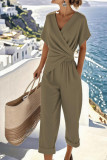 Large Size Short Sleeved Shirt Pants 2-piece Set