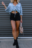 Pocket Loose Long Sleeved Versatile Shirt