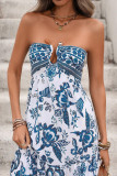 Summer Sleeveless Ethnic Style Printed Dress