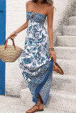 Summer Sleeveless Ethnic Style Printed Dress