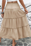 Multi Layer Cake Solid Color Skirt
