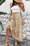 Multi Layer Cake Solid Color Skirt