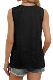 Solid Color V-neck Sleeveless Vest