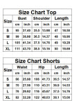 Lace Sleeveless Vest Shorts 2-piece Set