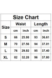 Printed High Elastic Waist Skirt