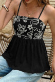 Embroidered Sleeveless Waist Cinching Vest