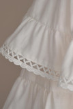 High Elastic Waist Pleated Layered Cake Shorts