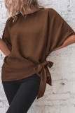 Solid Color Bat Short Sleeved T-shirt
