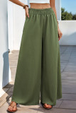 High Elastic Waist Loose Wide Leg Pants