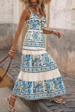 Bohemian Ethnic Style Printed Sleeveless Dress