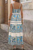 Bohemian Ethnic Style Printed Sleeveless Dress