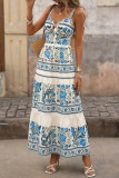 Bohemian Ethnic Style Printed Sleeveless Dress
